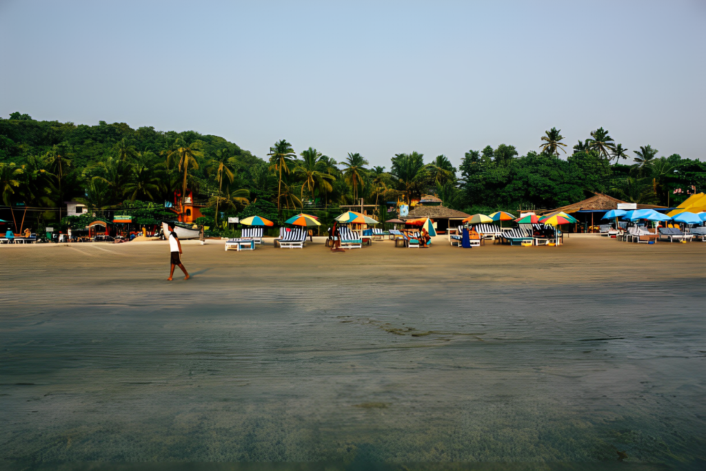 Coco beach in North Goa
