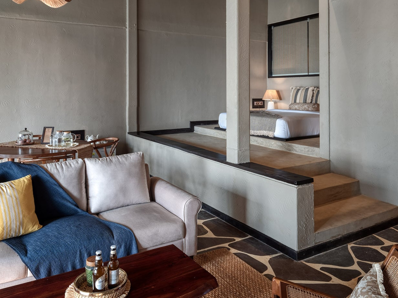 Living room at Morjim sea house