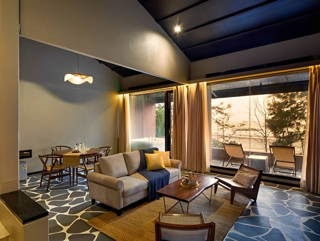 Morjim beach resort - Red Thread