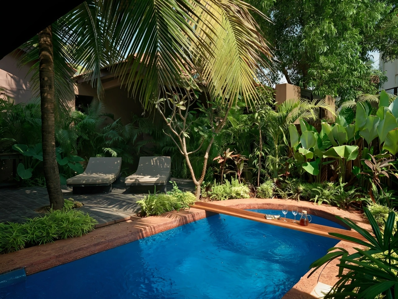 private pool resorts in Goa