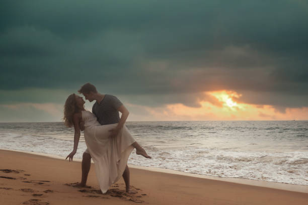 Couple enjoying Monsoon in Goa