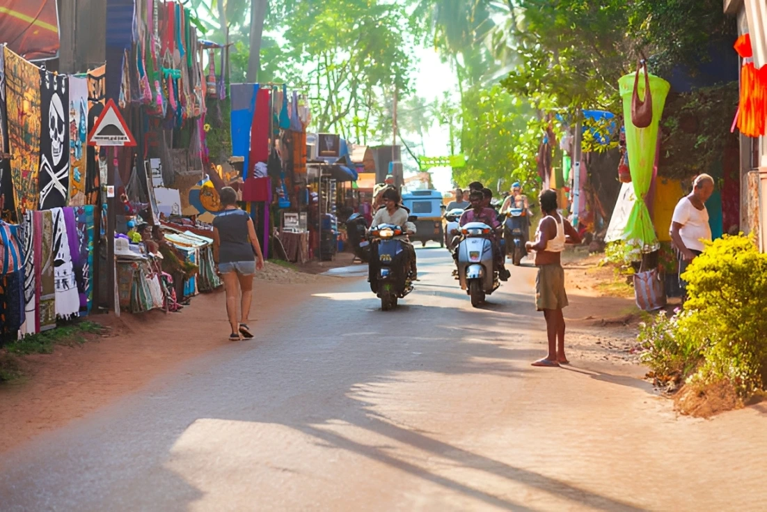 Calangute Flea Market in North Goa